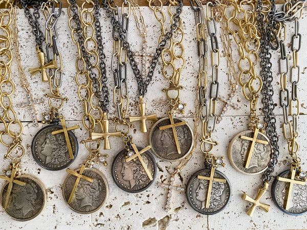 Gold Coin Relic Necklace