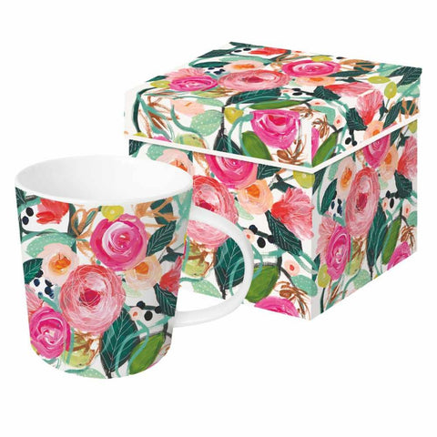 La Belle Rose Mug in Gift Box