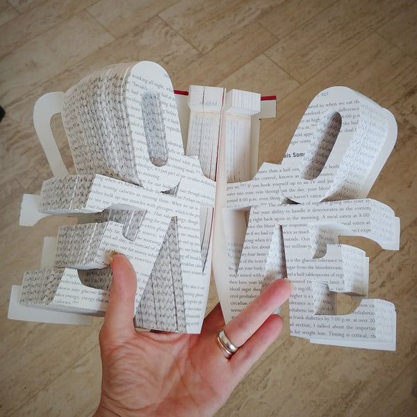 LOVE Cutout Book