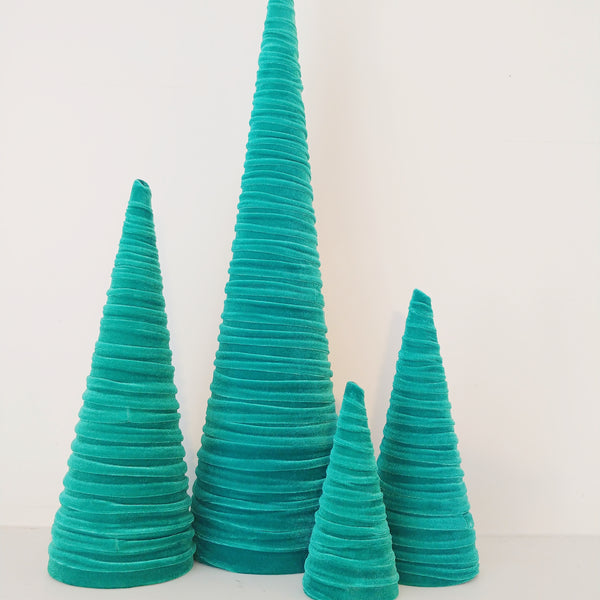 Velvet Trees - Green
