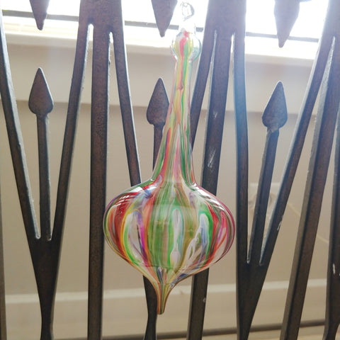Glass Blown Finial Ornament