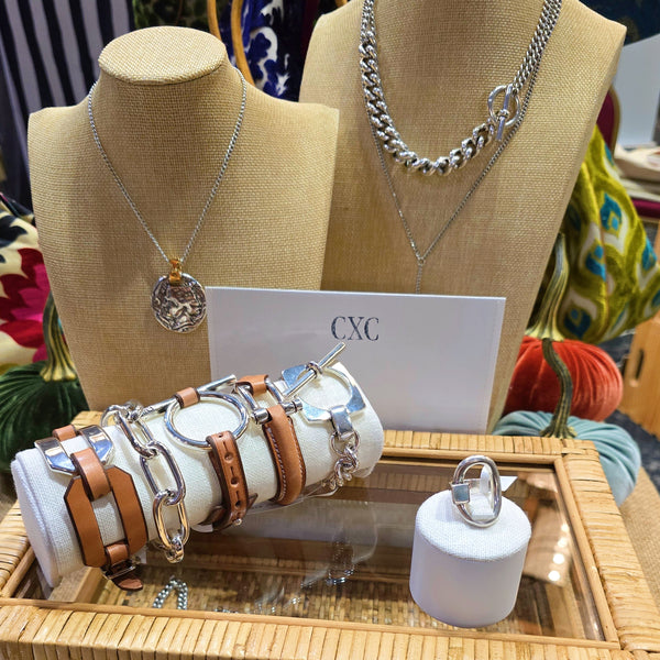 CXC Gladiator Coin Necklace - Silver