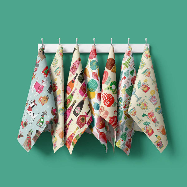 Bubble Pop Fizz Kitchen Towel