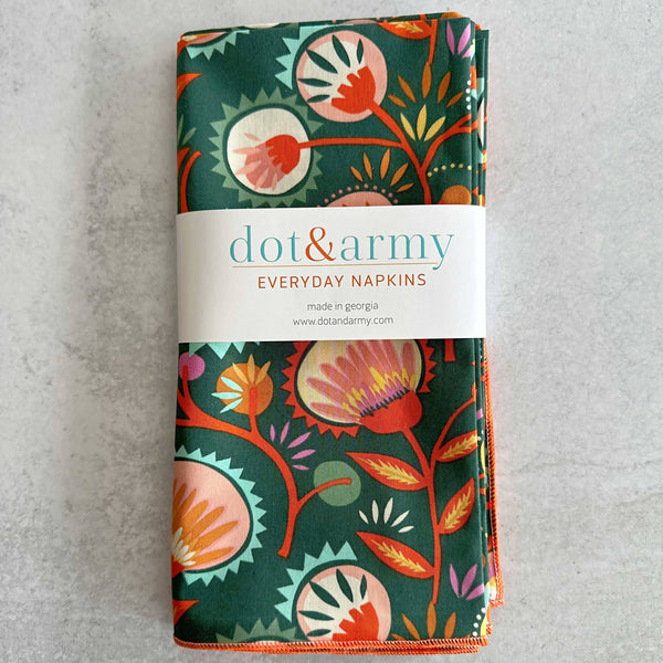 Desert Bloom Cloth Napkins - Set of 4