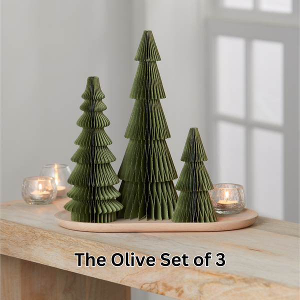 Honeycomb Paper Tree - Set of 3 Medium