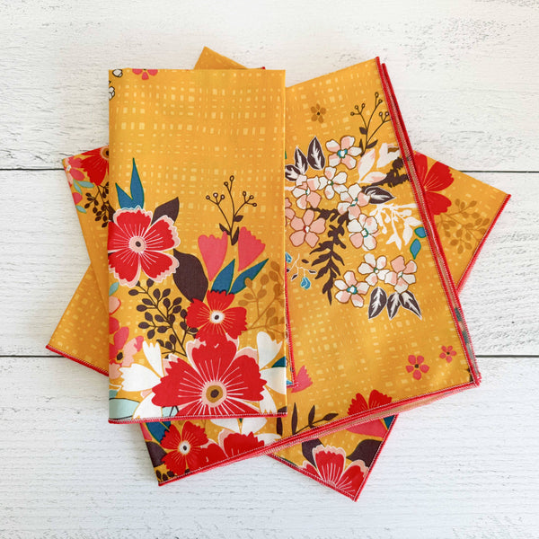 Fiesta Garden Cloth Napkins - Set of 4