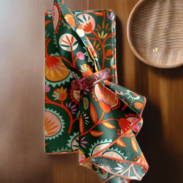 Desert Bloom Cloth Napkins - Set of 4