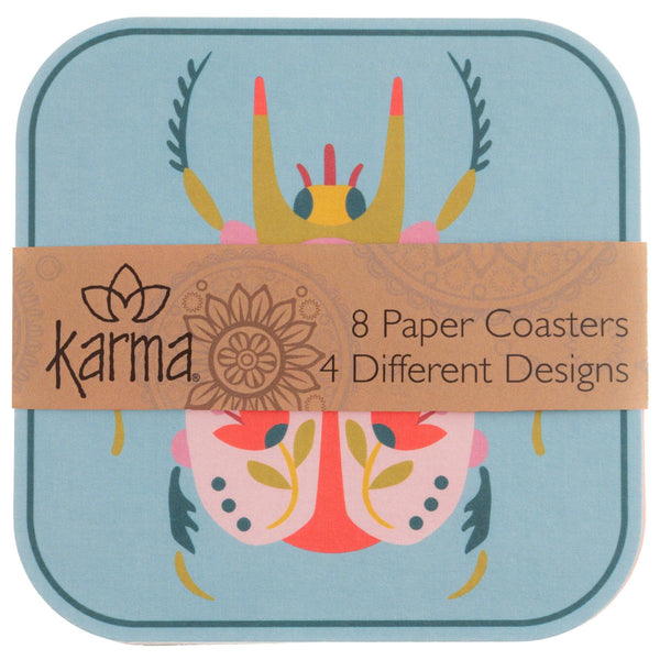 Bug Bliss Coasters - Set of 8