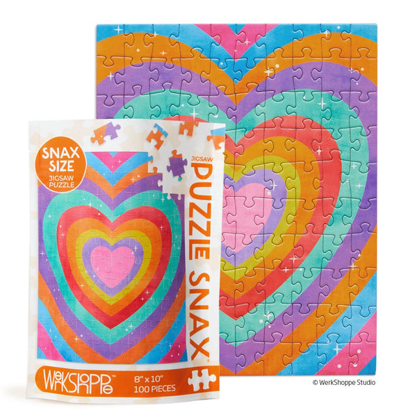 Rainbow Heart Puzzle Snax