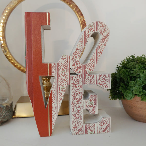 LOVE Cutout Book