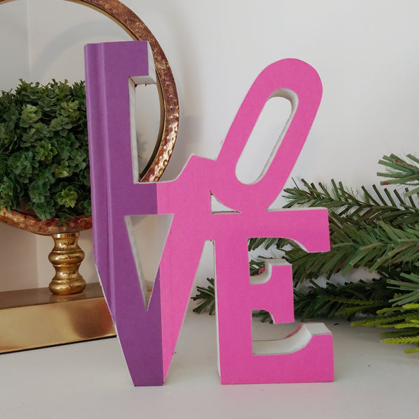 LOVE Cutout Book