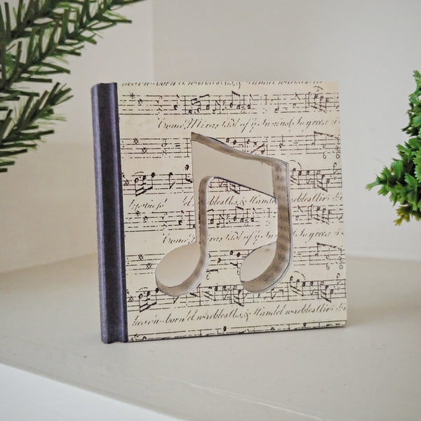 Mini Cutout Book - Music Note