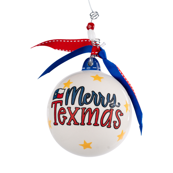 Merry Texmas Blue Bonnet Ornament