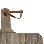 Hand Carved Mango Wood Cutting Board - Natural