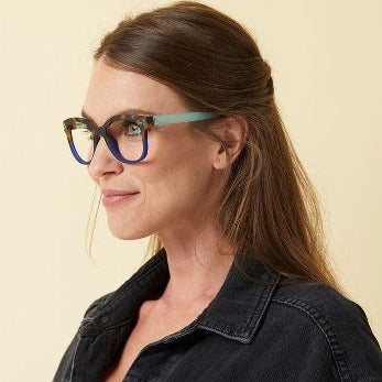 Walking on Sunshine Readers - Tortoise Aqua