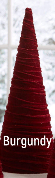 Velvet Trees - Burgandy