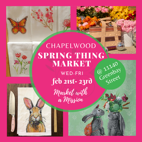YOU'RE INVITED Spring Thing Market