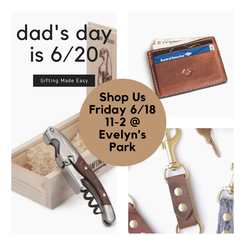 YOU'RE INVITED Dad's Day Pop Up Shop