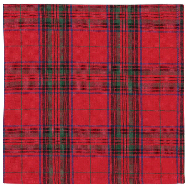 Christmas Plaid Woven Napkins Set of 4