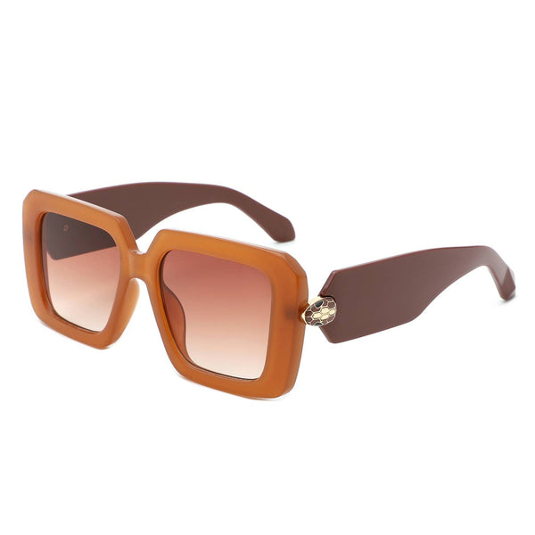 Oversize Square Vintage Inspired Sunglasses
