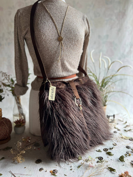 Cafe Lllama Haversack Handbag