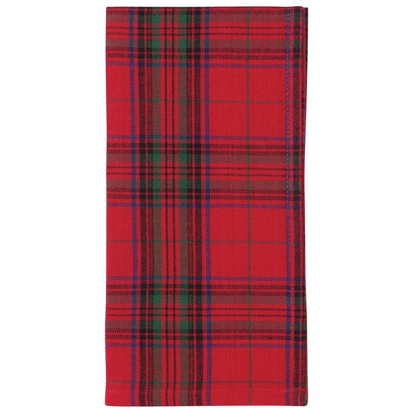 Christmas Plaid Woven Napkins Set of 4