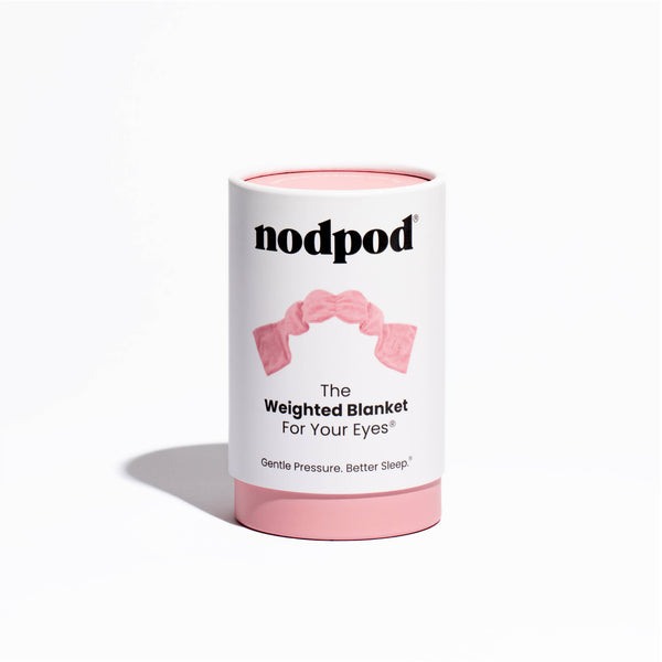 nodpod Weighted Sleep Mask - Blush Eye Mask