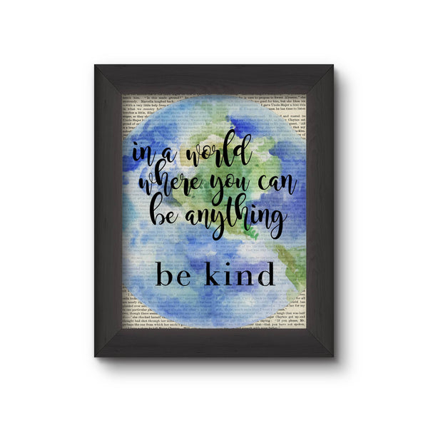 Be Kind Book Print