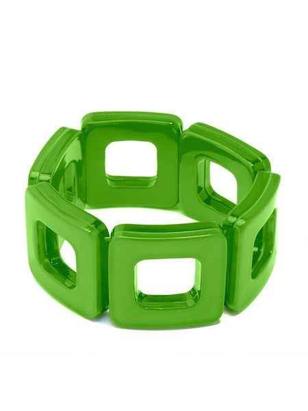 Block Resin Bracelet