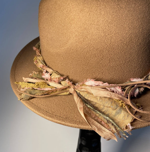 Fat Braid - Sunlit Nectar Rose