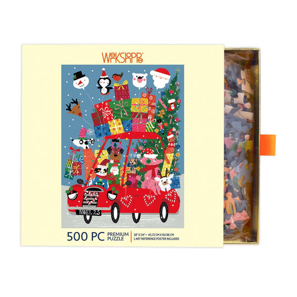 Festive Fun Car Christmas Puzzle