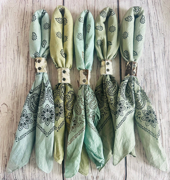 Sage Hues Hand Dyed Bandana