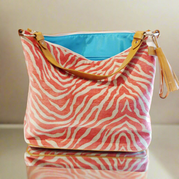 Emma Handbag - Pink Zebra