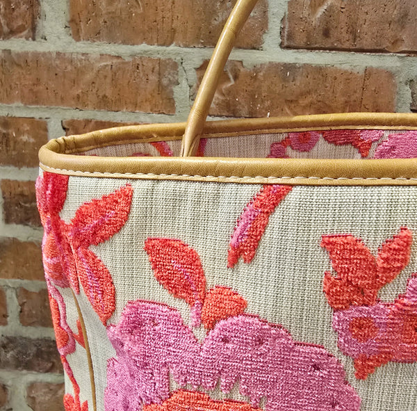 Olivia Handbag - Chenille Rose