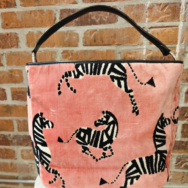 Olivia Handbag - Pink Zebra