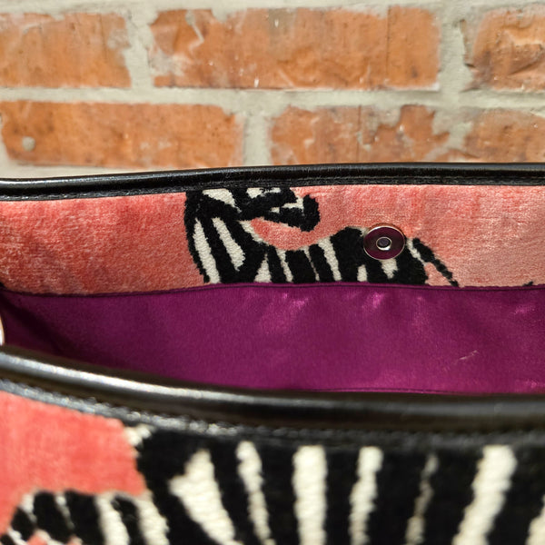 Olivia Handbag - Pink Zebra
