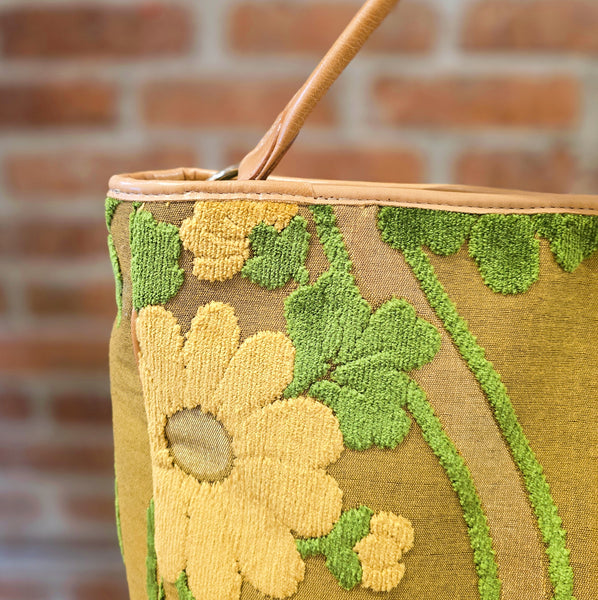 Olivia Handbag - Golden Floral