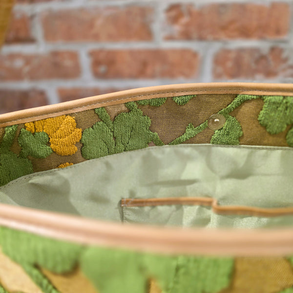 Olivia Handbag - Golden Floral