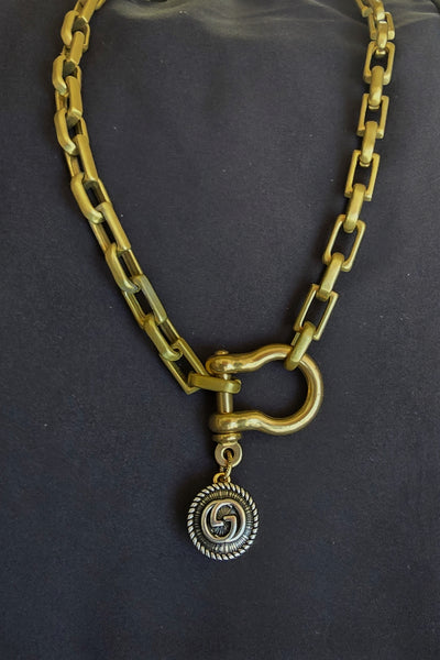 Gucci Button Necklace