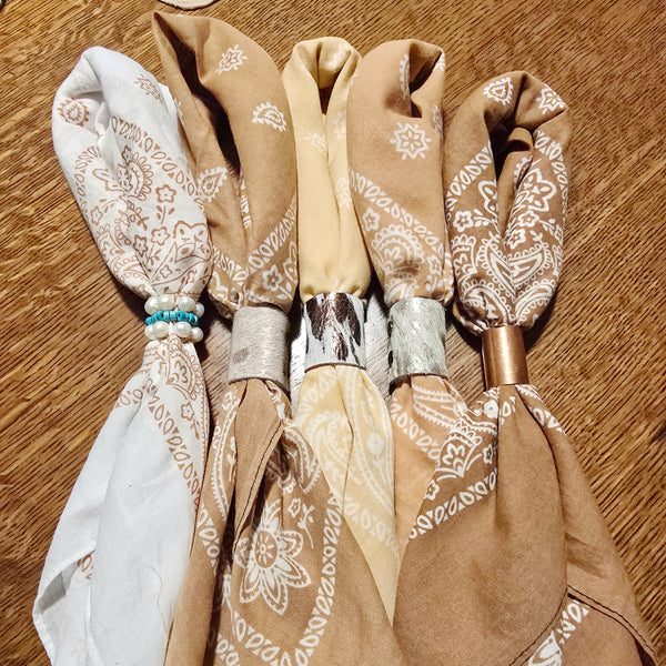 Terracotta Hues Hand Dyed Bandana