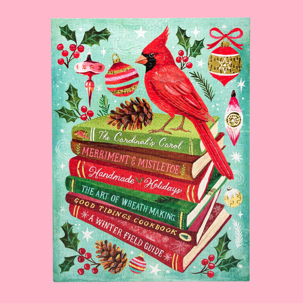 Holiday Bookclub Gold Foil Puzzle