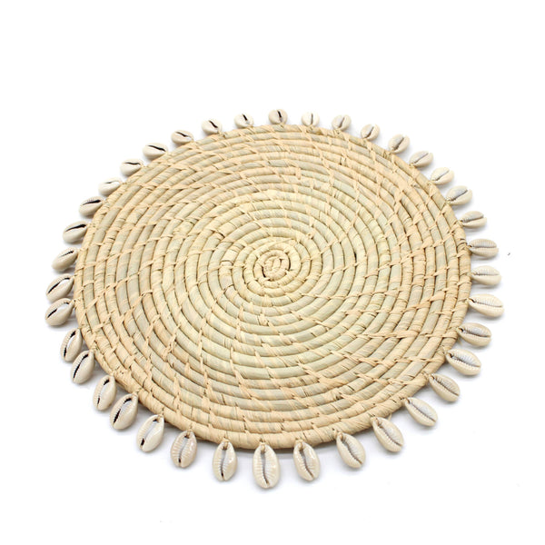 Raffia Shell Edge Placemats - Sets of 6