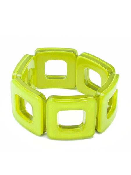 Block Resin Bracelet