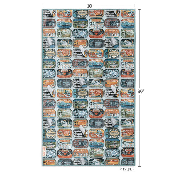 Sardines Microfiber Kitchen Towel