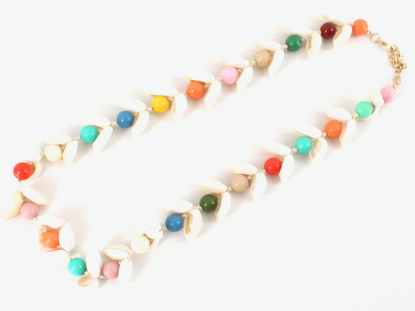Shell and Beads Statement Necklace