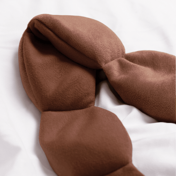 nodpod Weighted Sleep Mask - Mocha Eye Mask