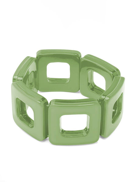 Block Resin Bracelet