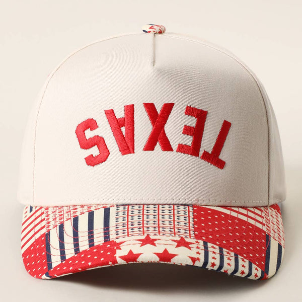 TEXAS Patchwork Baseball Hat