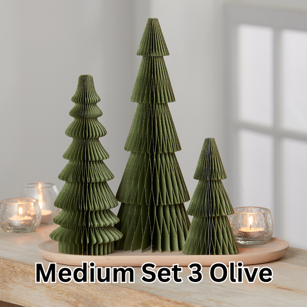 Honeycomb Paper Tree - Set of 3 Medium
