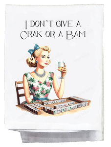 Mahjong I Don't Give a Crak or a Bam Kitchen Towel
